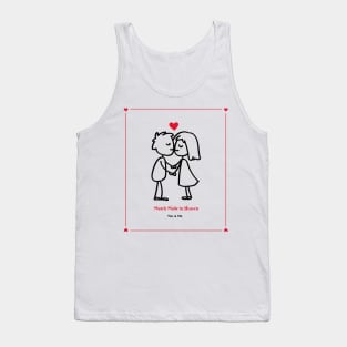 Match Made in Heaven Love Valentine's Day Tank Top